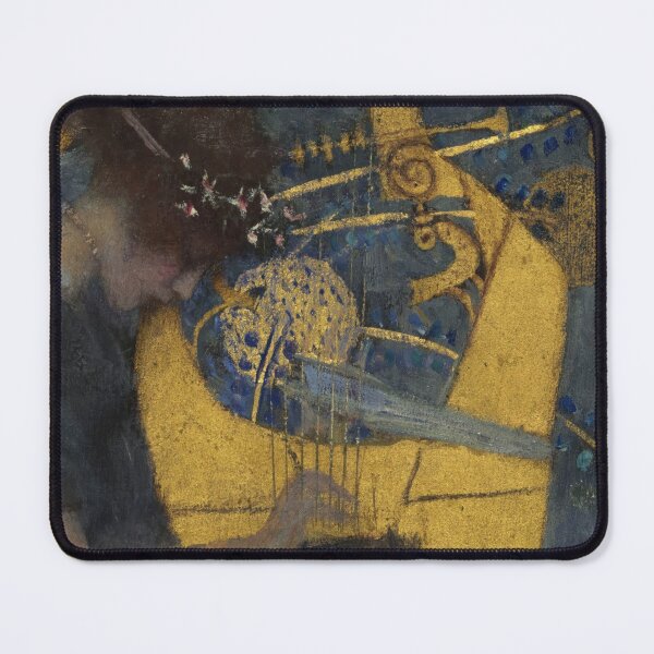Item preview, Woman Playing Golden Lyre at Night designed and sold by artofuniverse.