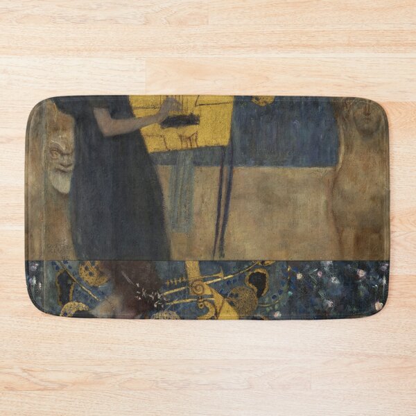 Item preview, Woman Playing Golden Lyre at Night designed and sold by artofuniverse.
