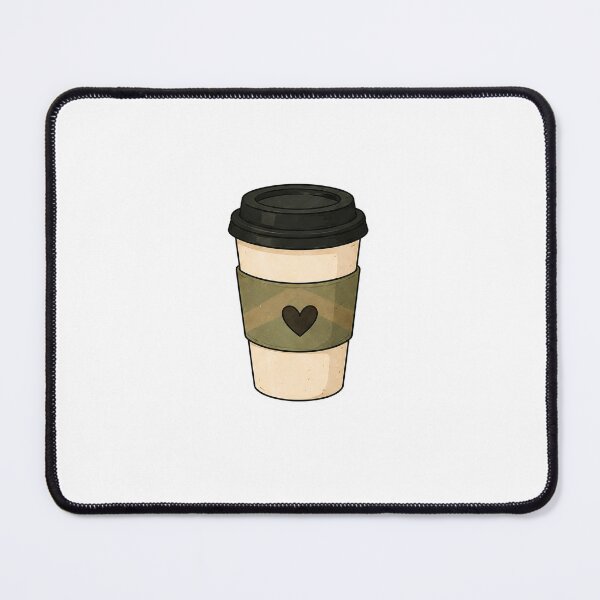 Item preview, Cozy Coffee Cup Sticker | Minimal Aesthetic Coffee Lover Illustration designed and sold by PopStickerLab22.