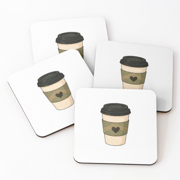 Item preview, Cozy Coffee Cup Sticker | Minimal Aesthetic Coffee Lover Illustration designed and sold by PopStickerLab22.