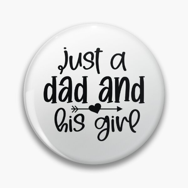 Item preview, Just A Dad And His Girl - Funny Dad Quotes Retro Vintage Aesthetic Proud Papa Daughter Family Gift designed and sold by FuzionRaptor.