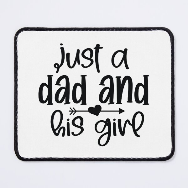 Item preview, Just A Dad And His Girl - Funny Dad Quotes Retro Vintage Aesthetic Proud Papa Daughter Family Gift designed and sold by FuzionRaptor.