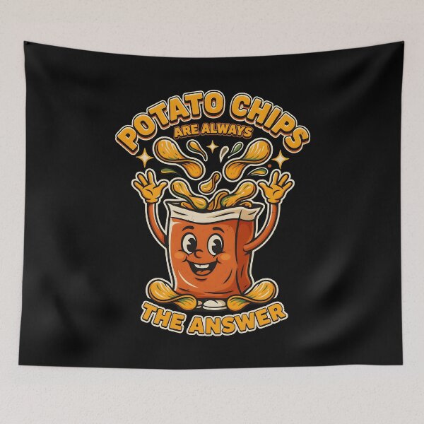 Item preview, Potato Chips Are Always the Answer Funny Potato Chips Lover designed and sold by Redgiant87x.
