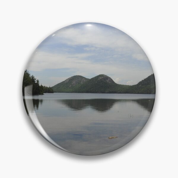 Item preview, Pond with mountains designed and sold by Sometimes-store.