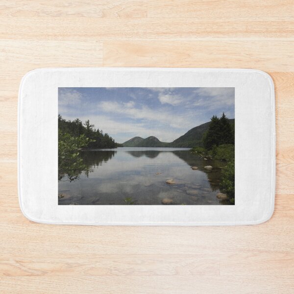 Item preview, Pond with mountains designed and sold by Sometimes-store.