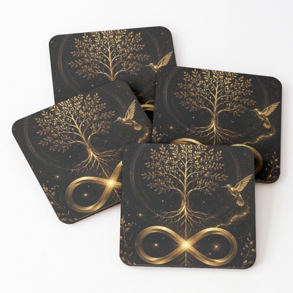 Item preview, Golden Tree of Life Infinity Symbol designed and sold by VelarisMoon.