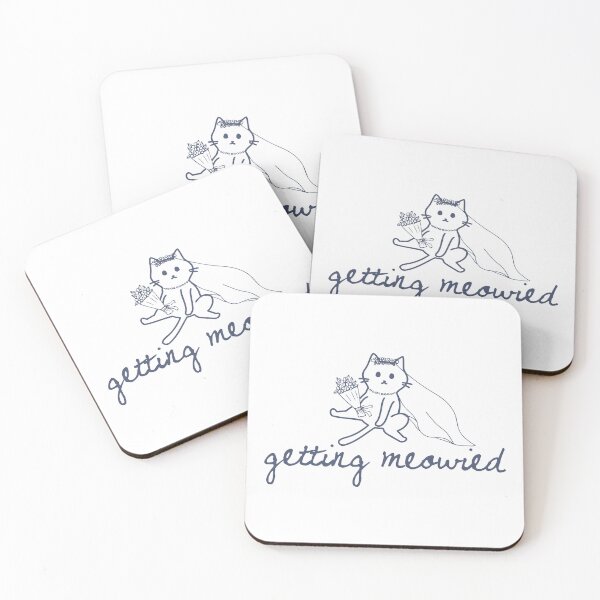 Item preview, Cat Theme Bachelorette Shirts Bride To Be Getting Meowied Cat Lover Bridal Party Tee Cat Lovers Wedding Bachelorette Pajamas Top Bach Club Shirts designed and sold by LessIsLoud.