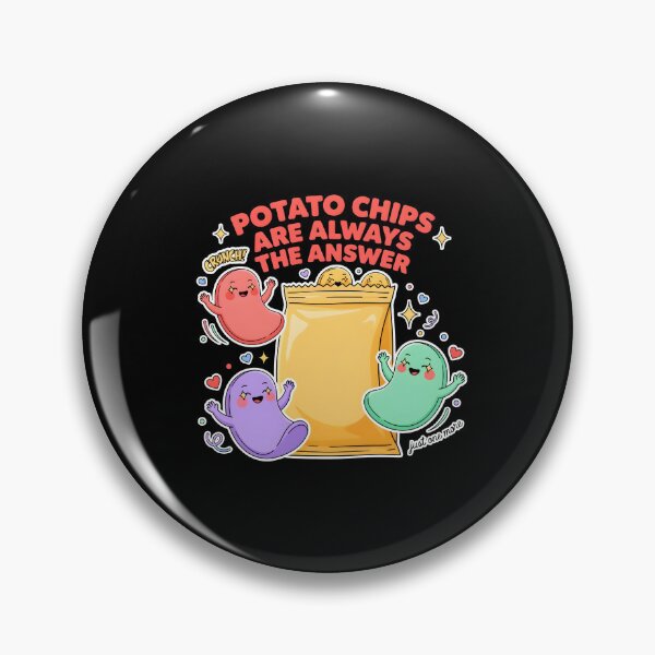 Item preview, Potato Chips Are Always the Answer Snack Lover Humor with Potato Chips designed and sold by Redgiant87x.