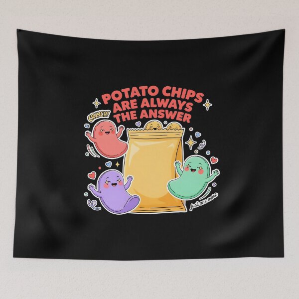 Item preview, Potato Chips Are Always the Answer Snack Lover Humor with Potato Chips designed and sold by Redgiant87x.