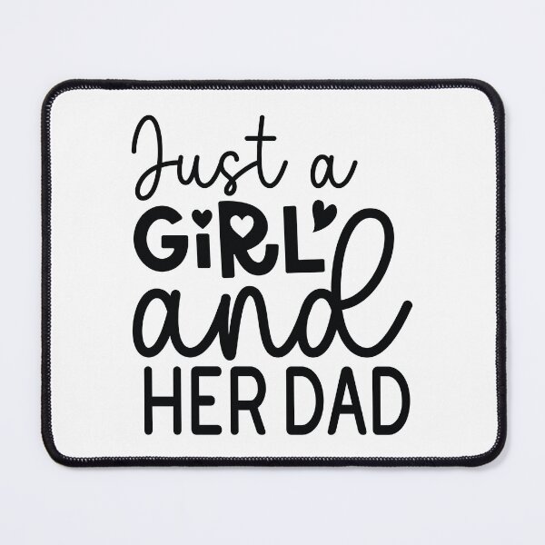 Item preview, Just A Girl And Her Dad - Funny Dad Quotes Retro Vintage Aesthetic Proud Papa Daughter Family Gift designed and sold by FuzionRaptor.
