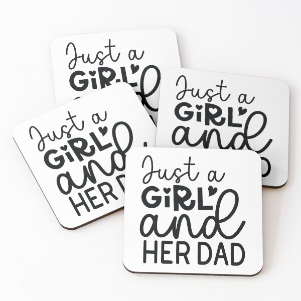 Item preview, Just A Girl And Her Dad - Funny Dad Quotes Retro Vintage Aesthetic Proud Papa Daughter Family Gift designed and sold by FuzionRaptor.