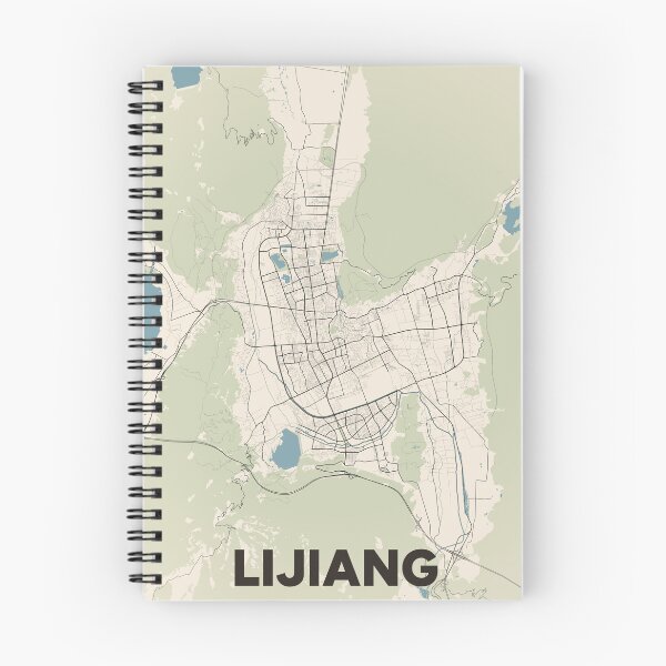 Item preview, Lijiang Map designed and sold by MapsNerd.