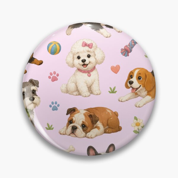 Item preview, Cute Dog Breeds Pattern Collection | Adorable Puppy Lover Pet Design designed and sold by TheStephanieRome.