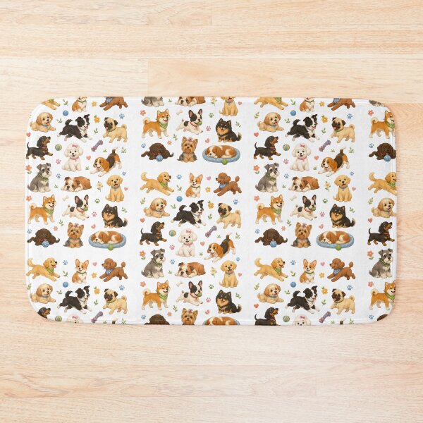 Item preview, Cute Dog Breeds Pattern Collection | Adorable Puppy Lover Pet Design designed and sold by TheStephanieRome.