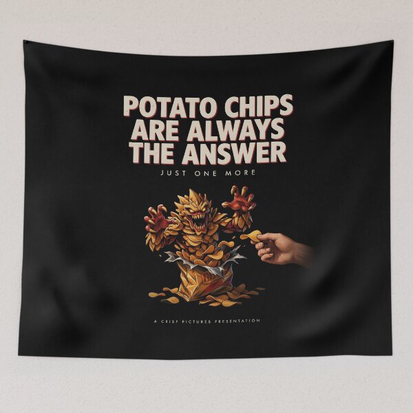 Item preview, Potato Chips Are Always the Answer Funny Foodie for Snack Lovers designed and sold by Redgiant87x.