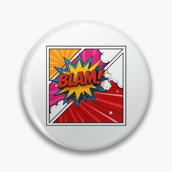 Item preview, BLAM! Retro Comic Sound Effect Pop Art Design designed and sold by CleanDecor.