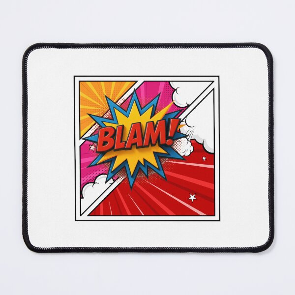 Item preview, BLAM! Retro Comic Sound Effect Pop Art Design designed and sold by CleanDecor.