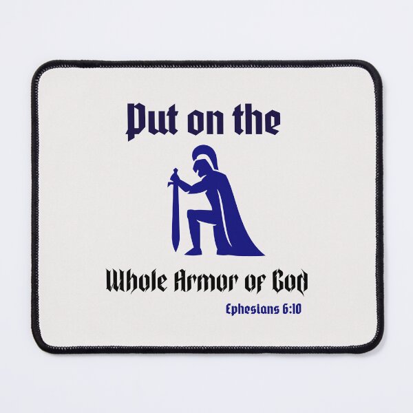 Item preview, Copy of Put on the whole armor of God Blue designed and sold by Kingdompurpose.