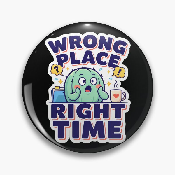 Item preview, Wrong Place Right Time Shocked Cactus Hearing Office Drama designed and sold by Fitswear.