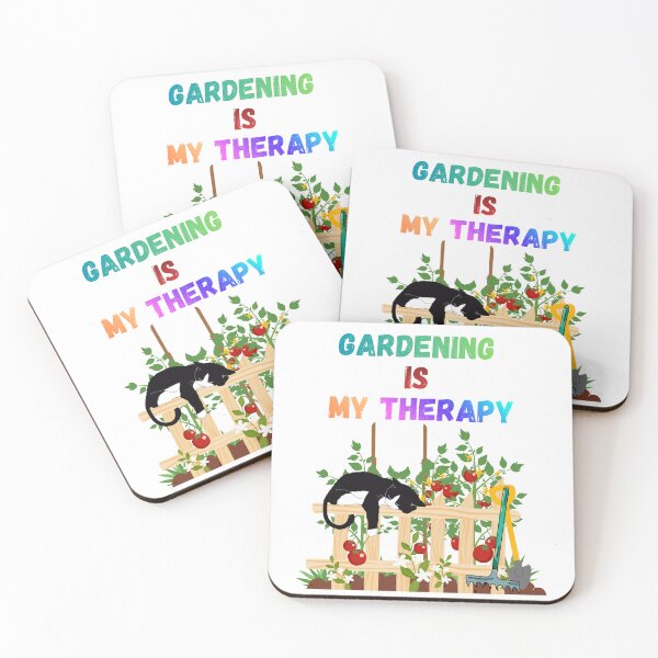 Item preview, Gardening Is My Therapy. designed and sold by Dinasshop.
