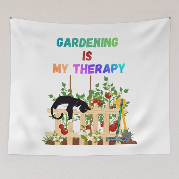 Item preview, Gardening Is My Therapy. designed and sold by Dinasshop.