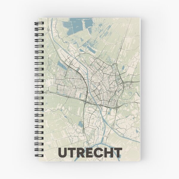 Item preview, Utrecht Map designed and sold by MapsNerd.