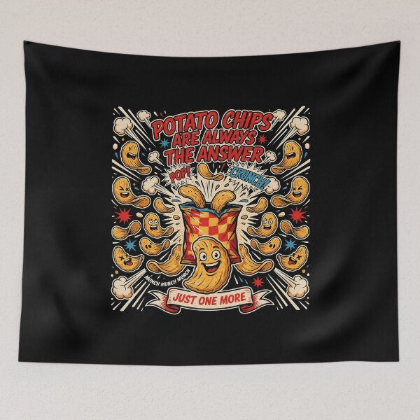 Item preview, Potato Chips Are Always the Answer Cute Funny Potato Chips Quote designed and sold by Redgiant87x.