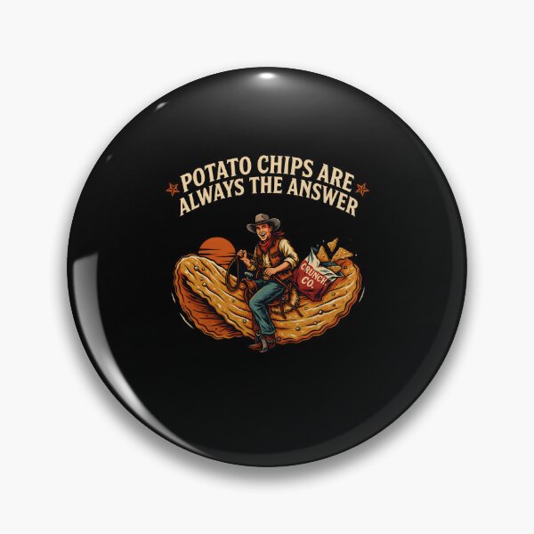 Item preview, Potato Chips Are Always the Answer Funny Snack Quote for Potato Chips Fans designed and sold by Redgiant87x.