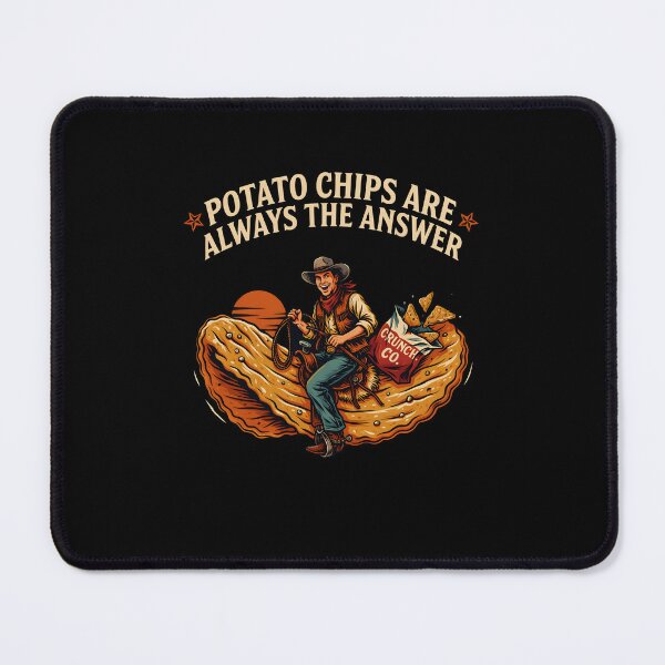 Item preview, Potato Chips Are Always the Answer Funny Snack Quote for Potato Chips Fans designed and sold by Redgiant87x.