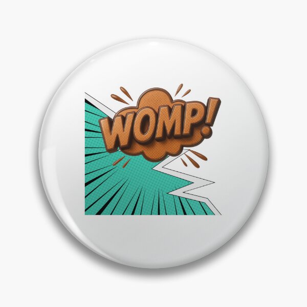 Item preview, WOMP! Retro Comic Sound Effect Pop Art Design designed and sold by CleanDecor.