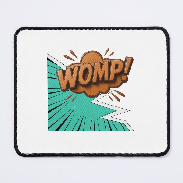 Item preview, WOMP! Retro Comic Sound Effect Pop Art Design designed and sold by CleanDecor.