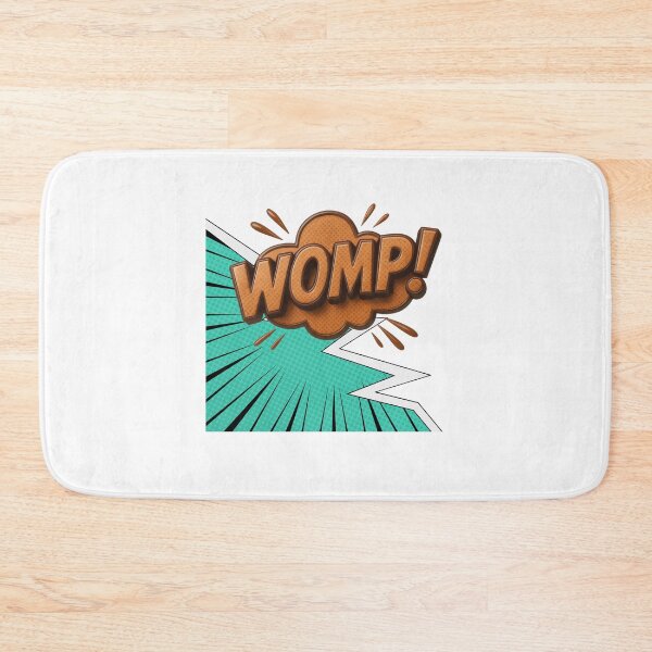 Item preview, WOMP! Retro Comic Sound Effect Pop Art Design designed and sold by CleanDecor.