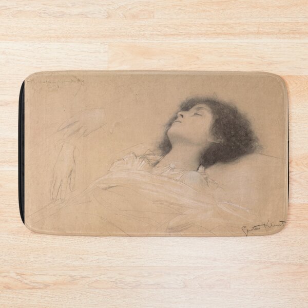Item preview, Reclining Young Woman with Closed Eyes designed and sold by artofuniverse.