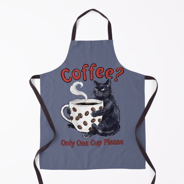 Item preview, Cat Coffee Only One Cup Please Funny Sarcasm designed and sold by HowToCanadian.