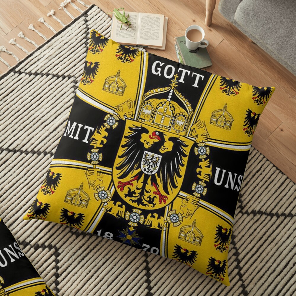 Prussian Battle Flag of 1870 Floor Pillow