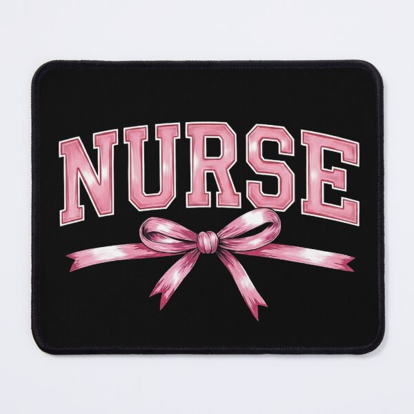 Item preview, Cute Pink Coquette Nurse Bow Varsity Aesthetic designed and sold by Pablo70 Store.