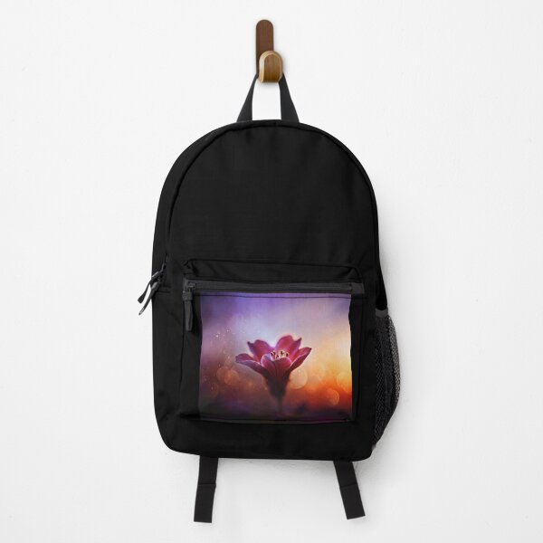 Item preview, Soft Pink Flower at Sunset | Dreamy Floral Wall Art designed and sold by WitchyBotanicaArt.
