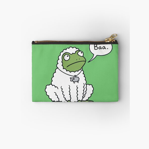 Item preview, Baa – Funny Frog in Sheep Costume Deadpan Humor designed and sold by cladeart.