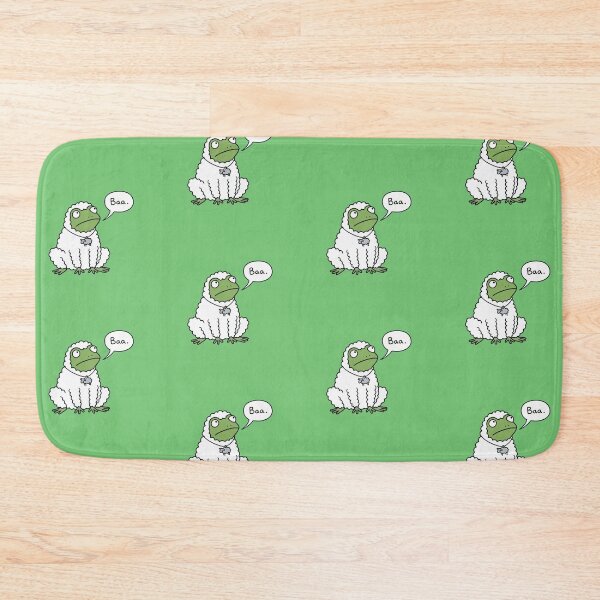 Item preview, Baa – Funny Frog in Sheep Costume Deadpan Humor designed and sold by cladeart.