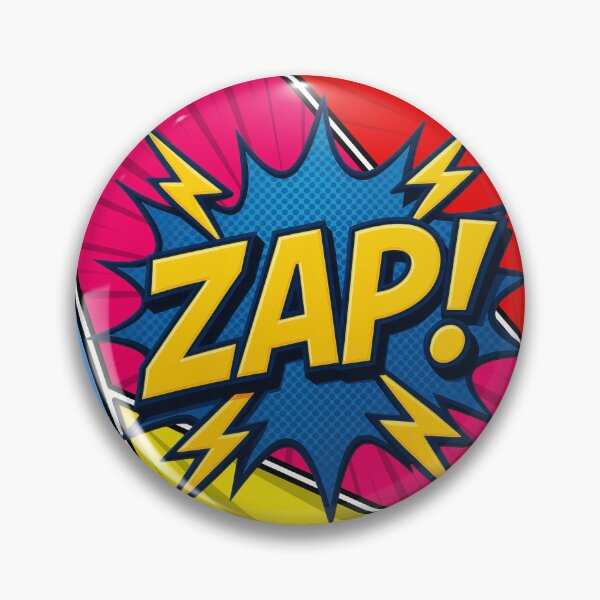 Item preview, ZAP! Retro Comic Sound Effect Pop Art Design designed and sold by CleanDecor.
