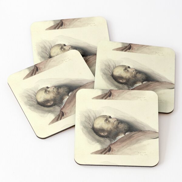 Item preview, Portrait of a Bearded Man on Deathbed designed and sold by artofuniverse.