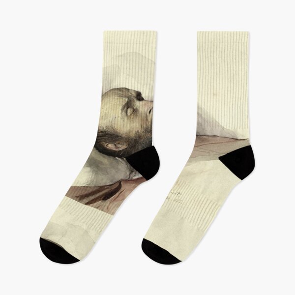 Item preview, Portrait of a Bearded Man on Deathbed designed and sold by artofuniverse.