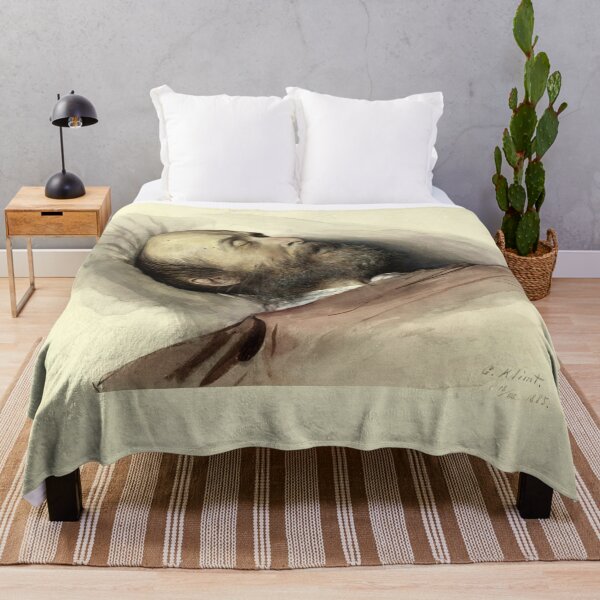 Item preview, Portrait of a Bearded Man on Deathbed designed and sold by artofuniverse.