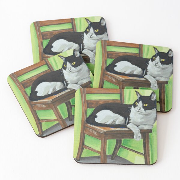 Item preview, Cat on a Chair designed and sold by Quiet Form Design.