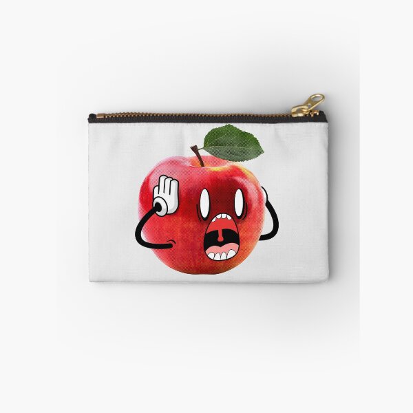 Item preview, An Apple in Panic Funny Real Life Doodle designed and sold by PerttyShirty.