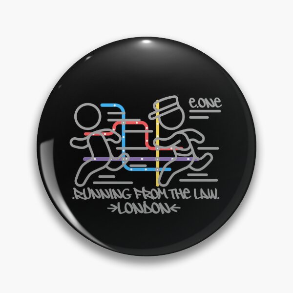 Item preview, Running From The Law — London Underground Dark designed and sold by ENDTOENDSTORE.