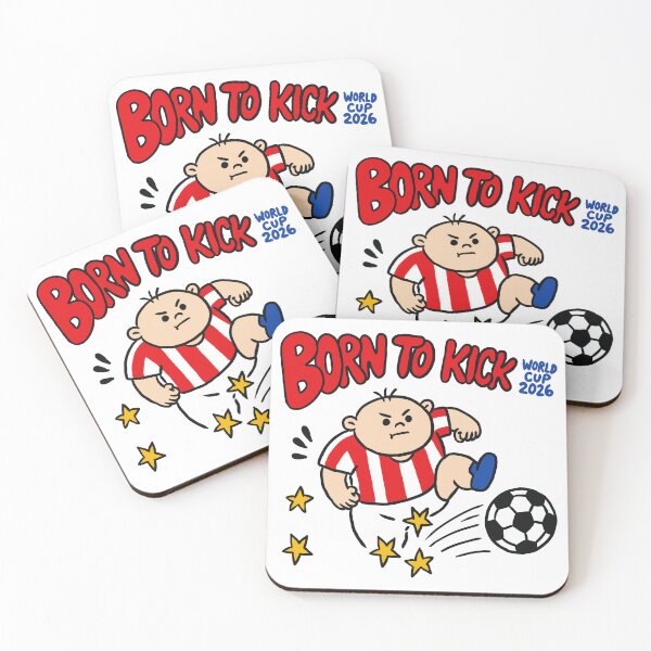 Item preview, Born to kick World Cup 2026 soccer fan designed and sold by ShahinurSobuj.