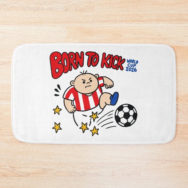 Item preview, Born to kick World Cup 2026 soccer fan designed and sold by ShahinurSobuj.