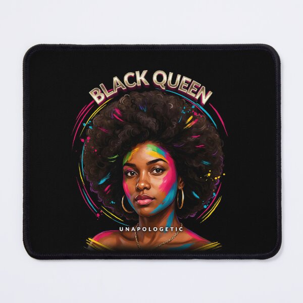 Item preview, African Woman Afro Color Painted Face Vibrant Black History designed and sold by Redgiant87x.