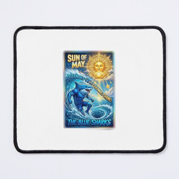 Item preview, Sun of May Blue Sharks Argentina Football Soccer Player Design designed and sold by VikrantCreative.